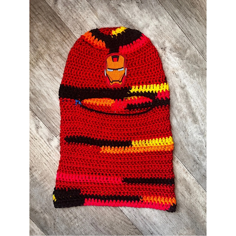 Ironman Crocheted Balaclava Skimask